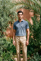 ORVOON SEVILLE Polo Slate Blue editorial