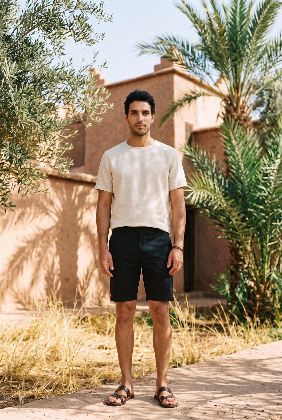 ORVOON TARIFA Shorts Black editorial