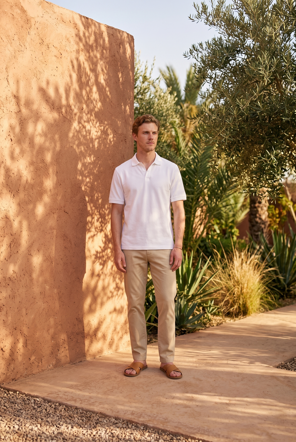 THE SEVILLE POLO — WHITE