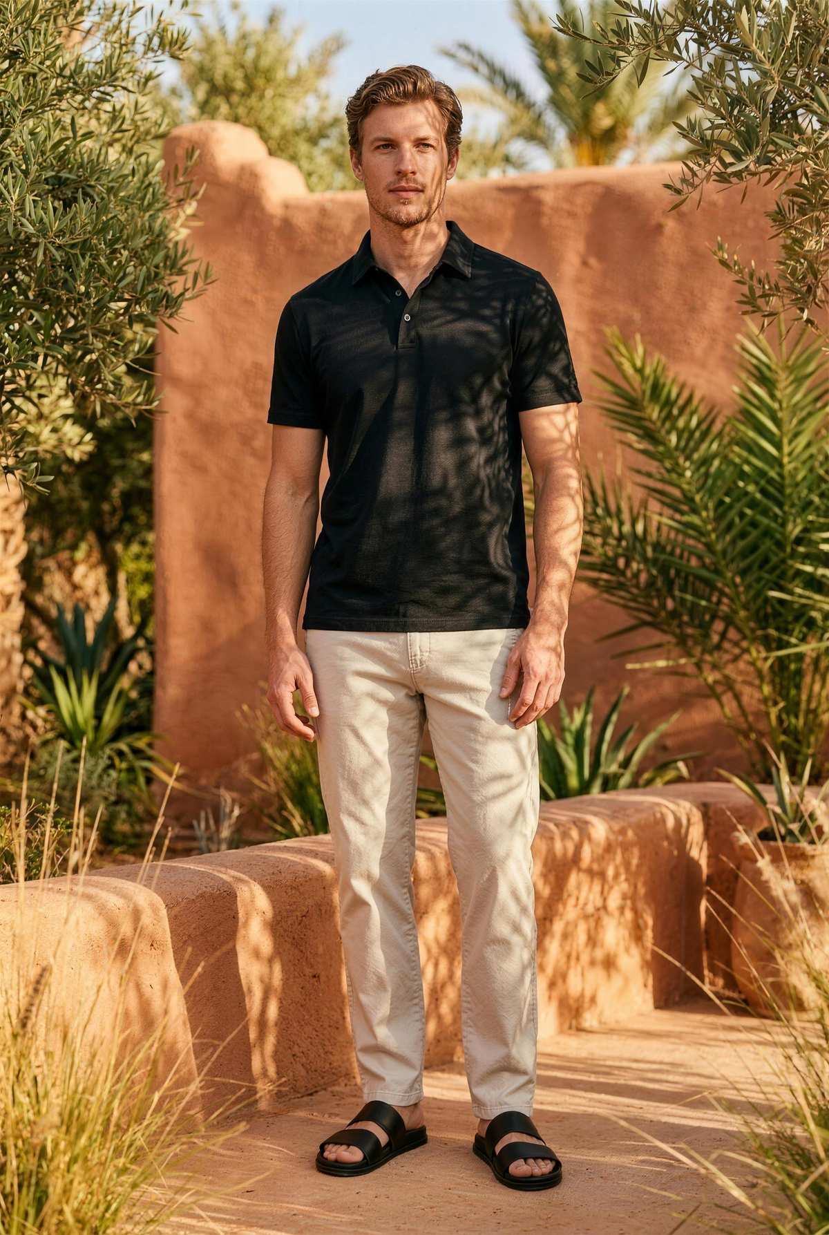 SEVILLE POLO BLACK - editorial