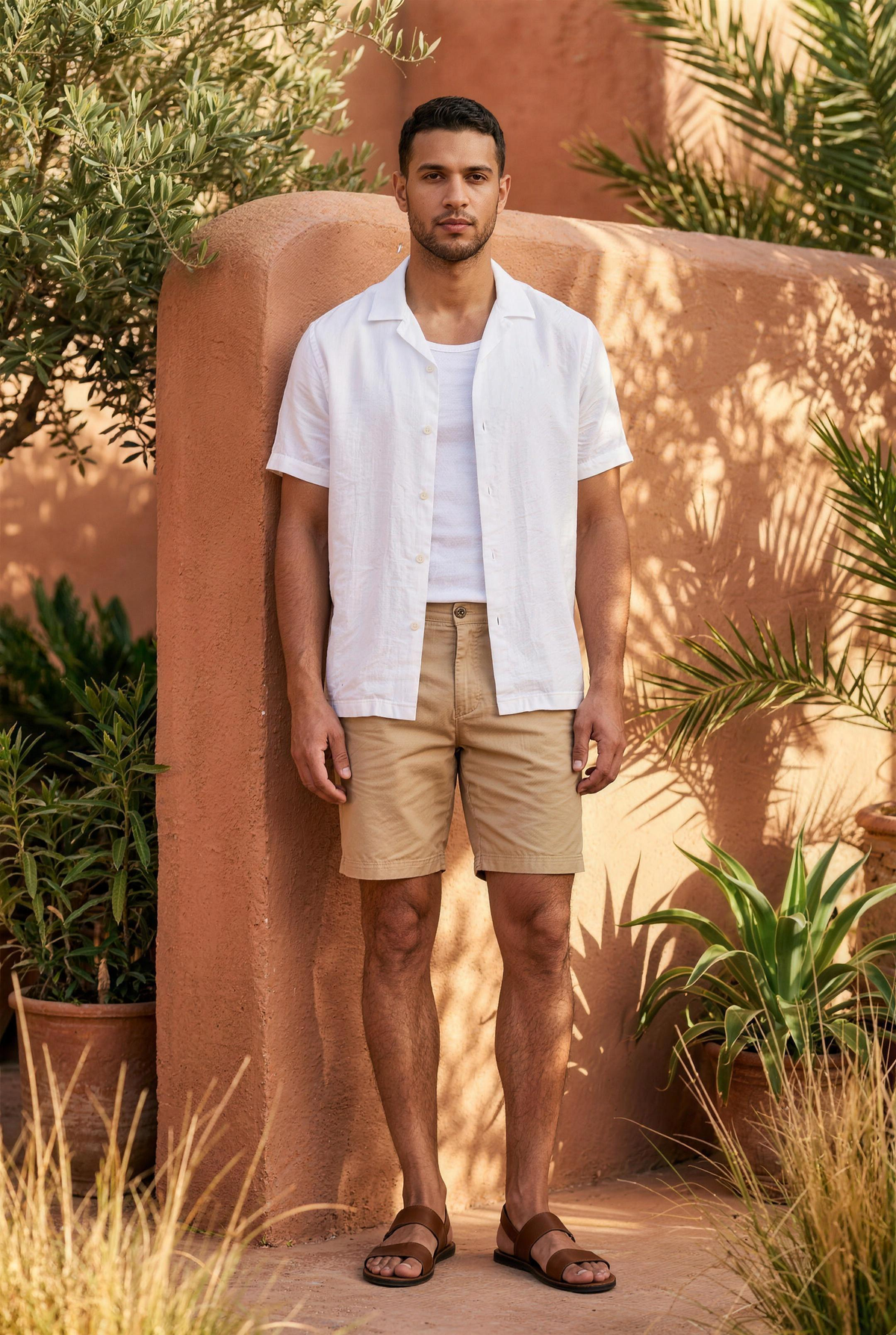 TARIFA SHORTS KHAKI - editorial